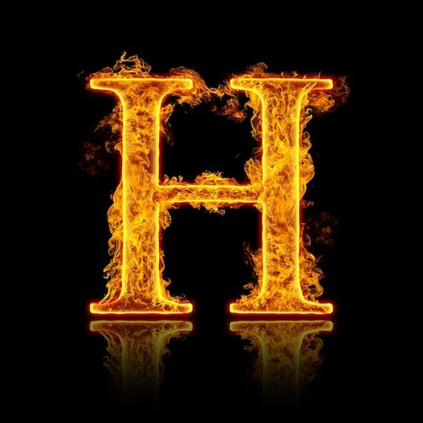 Fire alphabet letter h isolated on black... | Premium Photo #Freepik #photo #fire-background #hot-background #flame-background #red-fire Fire Alphabet, H Letter Images, Fire Font, Alphabet Letters Images, H Alphabet, S Letter Images, Alphabet Photos, Photo Letters, Fire Image