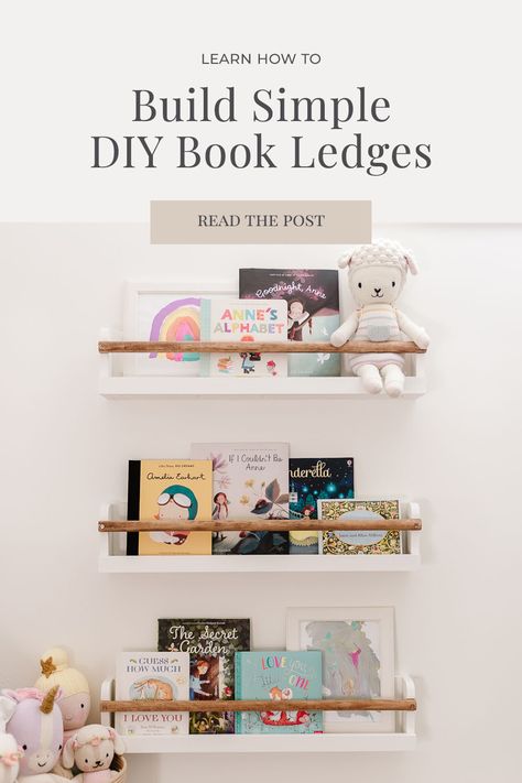 Playroom Storage Idea, Display Shoes Ideas, Modern Boho Playroom, Playroom Books, Book Ledges, Playroom Organization Ideas, Baby Playroom, Toddler Playroom, Toddler Girl Room