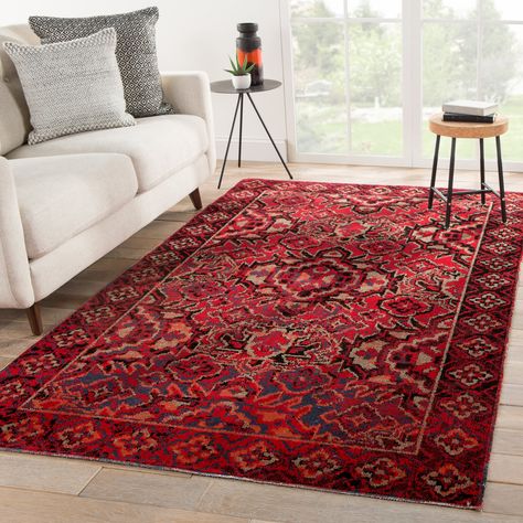 The indoor-outdoor Polaris collection combines admired traditional designs with a durable, light-weight polypropylene construction. The Chaya area rug boasts a vibrant Turkish-inspired medallion design, bringing an updated traditional look to contemporary spaces. The bold red, blue, black, and tan colorway offers eclectic and global charm to kitchens, living rooms, or patios. High-Performance Style: this indoor/outdoor rug is specifically designed to tolerate outdoor elements and heavy traffic W Jaipur Living, Updated Traditional, Medallion Design, Lofoten, Black Area Rugs, Black Rug, Red Area Rug, Red Rug, Outdoor Area Rug