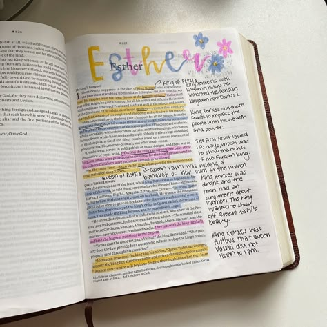 my study of Esther 1! 👑🩷 i love the book of Esther and i am so excited to study it again! 🫶 •••••••••••••• #esther #bible #biblestudy #biblejournalingcommunity #biblejournaling #christiangirl #christianwomen #christian #esther #bookofesther The Book Of Esther Bible Study, Book Of Esther Bible Studies, Esther Bible Journaling, God Crafts, Esther Bible Study, The Book Of Esther, Esther Bible, Bible Doodles, Book Of Esther