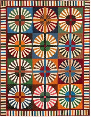 Barbara Brackman's MATERIAL CULTURE: Past Perfect: Liz Porter Dresden Quilt, Circle Quilts, String Quilts, Dresden Plate, Patchwork Quilt Patterns, Traditional Quilts, Quilts Patterns, Past Perfect, Antique Quilts