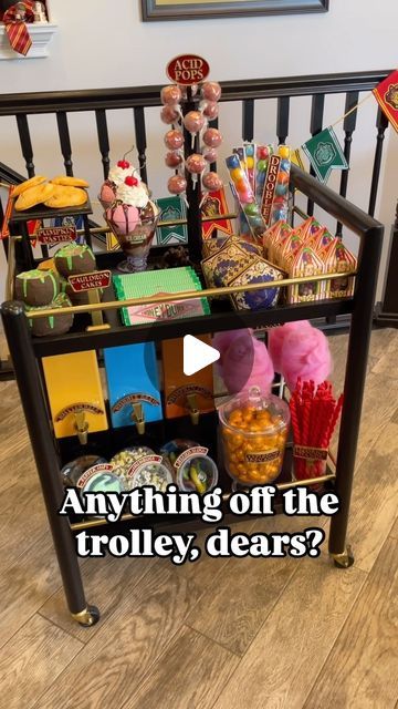 Hogwarts Express Trolley, Anything Off The Trolley Dears Cart, Harry Potter Luggage Cart, Harry Potter Trolley Cart Candy Diy, Diy Harry Potter Trolley, Harry Potter Trolly Candy, Harry Potter Trolley Cart Diy, Harry Potter Candy Trolley, Honeydukes Trunk Or Treat