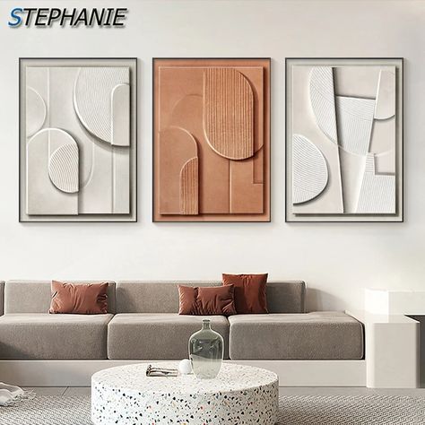 Modern Appartement, Geometric 3d, Abstract Minimalist, Canvas Printing, Poster Pictures, Geometric Wall Art, Home Decor Paintings, Living Room Pictures, 3d Effect