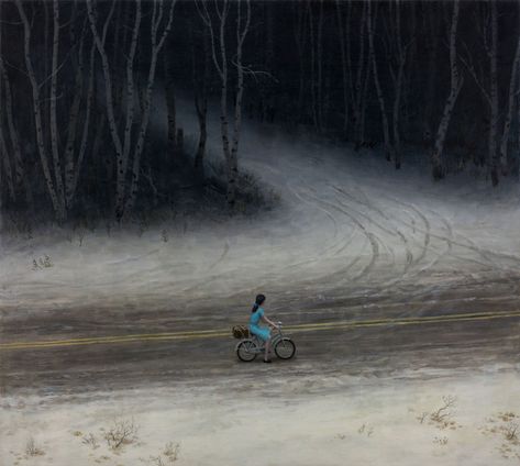 Rites Of Passage: I Depict The Search For Perfection In Chaos Using Oil And… Aron Wiesenfeld, Color Art, Art Stuff, American Artists, Impressionism, Dark Art, Figurative, Art Art, New Art