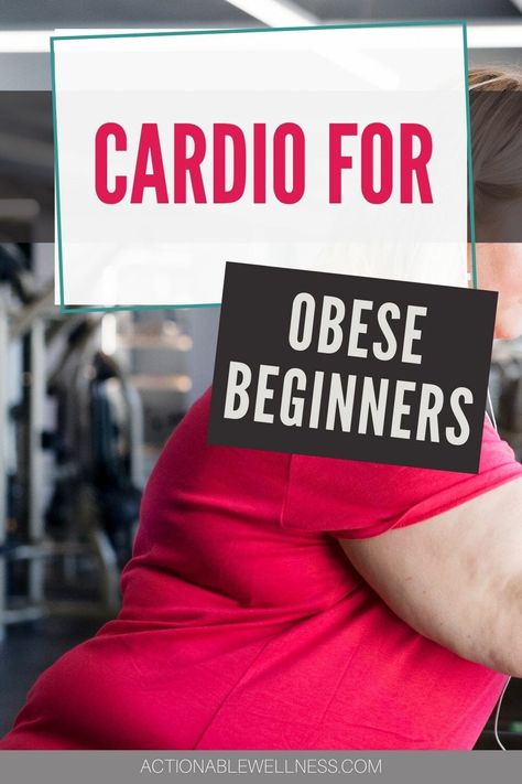 Cardio for Obese Beginners-Actionable Wellness Beginner Cardio Workout, Beginners Cardio, Obese Workout, Treadmill Workouts, Treadmill Workout, Best Cardio Workout, Knee Exercises, Best Cardio, Muscle Tone