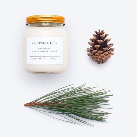 Pine & Cedar Candle - Trouva Pine Scented Candle, Pine Candle, Candle Home Decor, Sandalwood Scent, Candles Photography, Large Jar, Hand Poured Candle, Hand Candle, Jar Candle