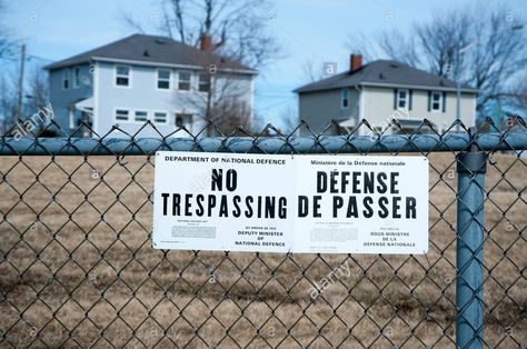 Military base housing, fenced in. Military Base Housing, Base Housing, Military Housing, Kingston Ontario, Military Base, Ontario Canada, Kingston, Ontario, Arch