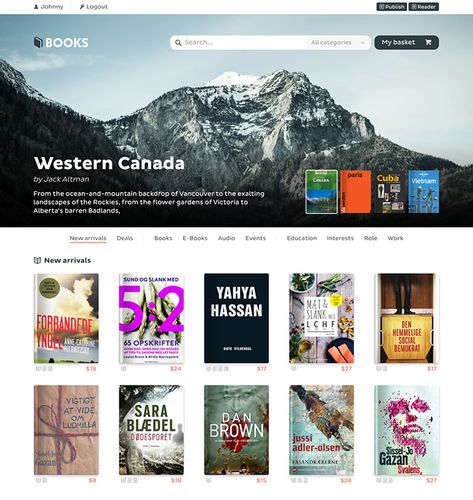 40 Fantastic Online Book Store Web Designs – Bashooka Bookstore Web Design, Web Book Design, Online Book Store Website Design, Book Store Website Design, Book Web Design, Book Website Design, Book Store Design, Book Store Website, Online Shopping Design