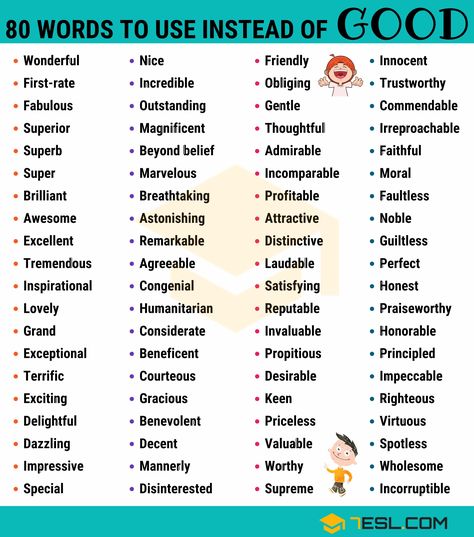 Synonyms for GOOD: List of 80 GOOD Synonyms in English - 7 E S L Good Synonyms Words, Very Good Synonyms, Synonym For Good, Cool Synonyms, Show Synonyms, Synonyms Of Good, Synonyms For Handsome, Asked Synonyms, Synonyms For Smile