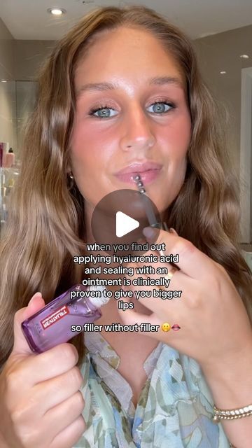 Emilia Marantos on Instagram: "you won’t catch me without a HA serum now 😮‍💨👄

fuller, plumper lips without needles?! sign me up 

#skincare #hyaluronicacid #fullerlips #lipfiller #skincarehacks" Diy Lip Plumper, Plumper Lips, A Ha, Lip Fillers, March 8, Lip Plumper, Sign I, Hyaluronic Acid, Skin Care Tips