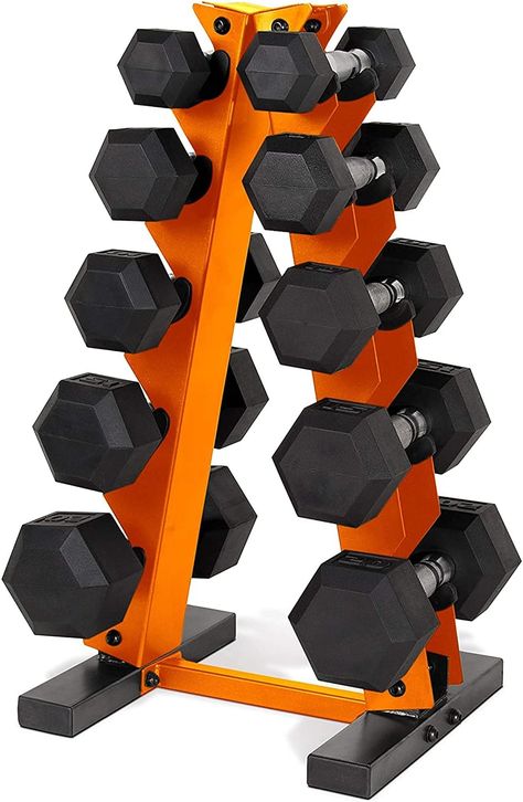 CAP Barbell 150 LB Dumbbell Set with Rack, Color Series Dumbbell Set With Rack, Barbell Set, Weight Rack, Apple Fitness, Strength Training Routine, Whole Body Workouts, Hex Dumbbells, Dumbbell Rack, Adjustable Dumbbells