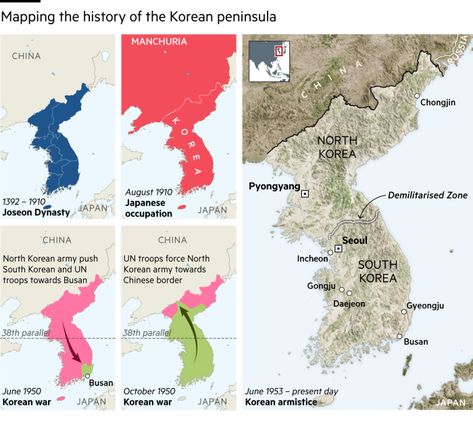 Mapping the history of the Korean peninsula Asian Continent, Korean Peninsula, North Korean, North Korea, Incheon, South Korean, Beijing, The History, Seoul