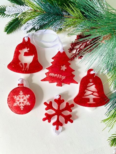 Resin Christmas Tree Ornamentschristmas Tree Decorations - Etsy Resin Christmas Decorations, Resin Christmas Ornaments, Resin Christmas Tree, Christmas Resin, Resin Decoration, Resin Ornaments, Resin Christmas, Custom Christmas Ornaments, Ornament Frame