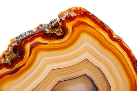 Photo Macro, Yellow Agate, Brown Agate, Quartz Geode, Agate Geode, Mineral Stone, Yellow And Brown, Premium Photo, Painted Rocks