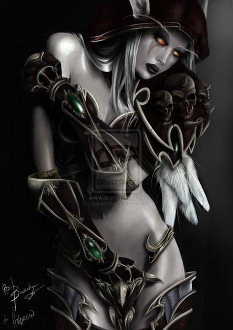 World of Warcraft : Lady Sylvanas Windrunner Lady Sylvanas, Sylvanas Windrunner, Warcraft Art, Dark Elf, Wow Art, Fantasy Artwork, World Of Warcraft, Fantasy World, Dark Art