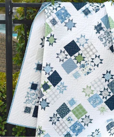 🌟✨ Looking to add a touch of coastal charm to your next quilting project? 🐚🌊 Pre-order the Hideaway Quilt Kit featuring Shoreline by Camille Roskelley for Moda now and be the first to get your hands on this stunning quilt kit! 🧵✂️ Don't miss out - secure yours today and get ready to sail away on a quilting adventure! 🌟🛳️✨ 👇 https://bellarosequilts.com/products/pre-order-hideaway-quilt-kit-featuring-shoreline-by-camille-roskelley-for-moda?_pos=2&_sid=aa30e6836&_ss=r #bellarosequilts #quiltki... Thimble Blossoms, Camille Roskelley, Moda Fabric Collections, Nantucket Summer, Layer Cake Quilts, Rose Quilt, Cute Quilts, Summer Quilts, Quilt Material