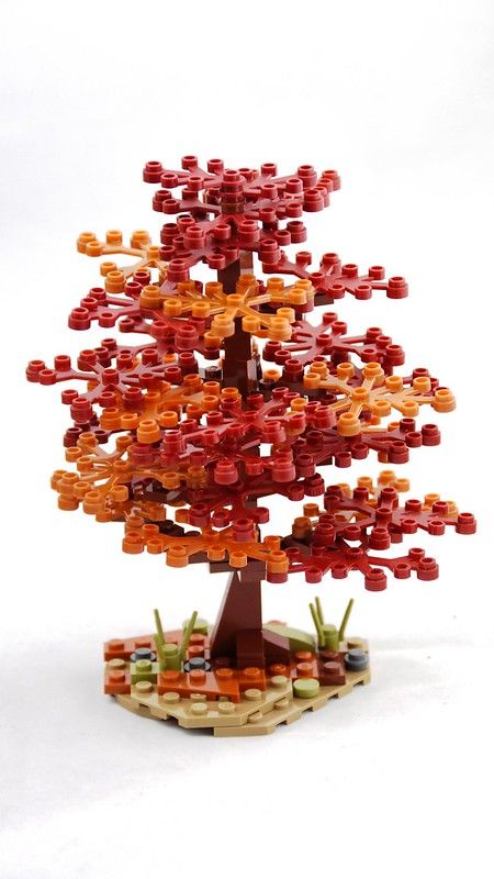 Autumn Tree | The monthly mini competition on merlins-beard … | Flickr Lego Tree, Lego Village, Lego Halloween, Lego Club, Lego Sculptures, Lego Boards, Lego Activities, Lego Modular, Lego Craft