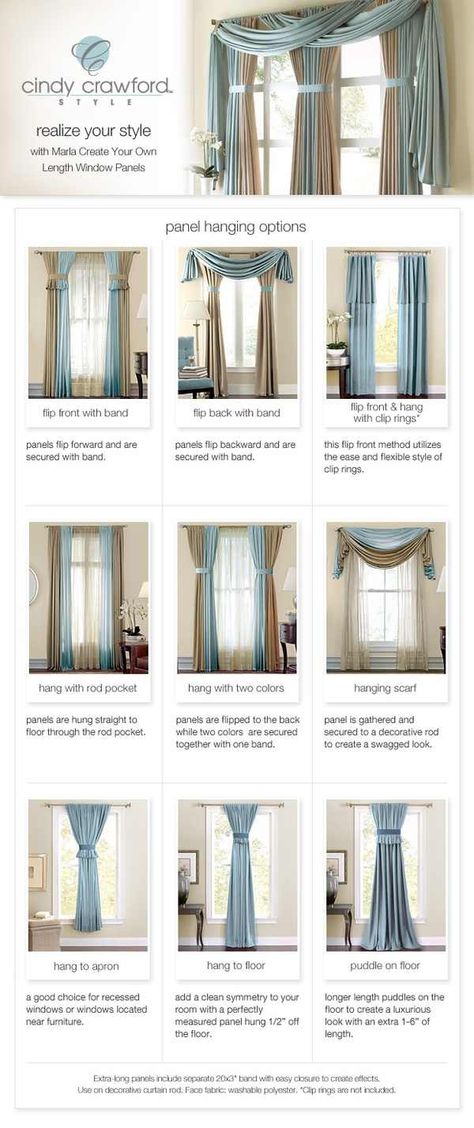 Curtain hanging Eames Design, Make Curtains, Curtain Styles, Curtain Designs, My New Room, Handmade Home, Home Fashion, 인테리어 디자인, Design Furniture