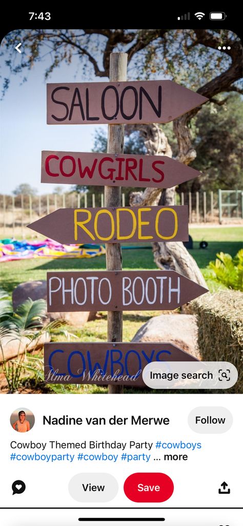 Urban Cowboy Theme Party Ideas, Western Rodeo Birthday Party, Cowboy Themed 40th Birthday Party, Country Party Activities, Western Hoedown Party, Cowboy Party For Adults, Wild West Birthday Party Western Theme, Western Rodeo Party, Cowboy Party Theme Decoration