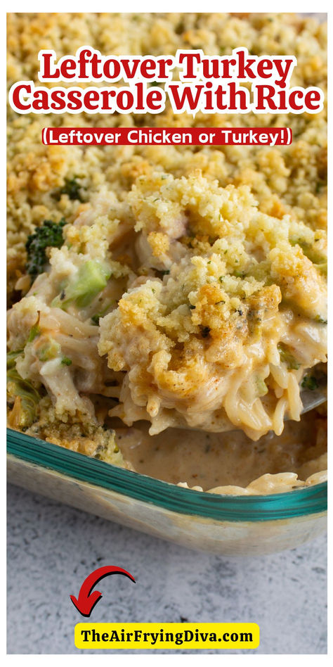 Leftover Turkey Casserole Scalloped Turkey Casserole Recipes, Rice And Turkey Casserole, Rice Turkey Casserole, Ground Turkey Potato Casserole, Leftover Turkey Pie Recipes, Cooked Turkey Recipes Leftovers Healthy, Leftover Turkey Casserole With Stuffing, Turkey And Wild Rice Casserole, Low Carb Turkey Casserole