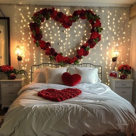 Hi Friends Some Surprise able Thing is waiting for you click on the given below link First Night Room Decoration Romantic, Romantic Room Aesthetic, Wedding Hotel Room, Valentine Bedroom, Valentine Bedroom Decor, Beautiful Ceiling Designs, Bridal Room Decor, Valentines Bedroom, Room Surprise