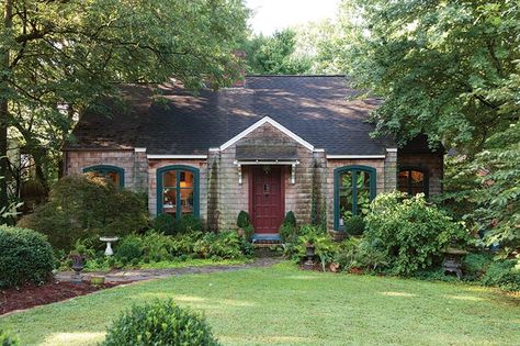 The Collector's Cottage - Cottage Journal English Country Cottages, Cottage Journal, Brick Path, English Country Decor, Cottage Exterior, Dream Cottage, Summer Cottage, French Cottage, Vintage Cottage