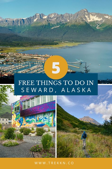 If you’re looking for things to do in Seward, Alaska, give your wallet a break with these five free ways to spend your time. A visit to Seward obviously can’t be entirely free, but supplementing your ‘big-ticket items’ with some smaller activities is a great way to take full advantage of your time spent in town (without having to break open your piggy bank). As a local in Seward, these are things that I am recommending to visitors all the time. This list has something for everyone! Alaska Travel Guide, Alaska Road Trip, Alaska Mountains, Texas Land, Seward Alaska, Kenai Fjords National Park, Kenai Peninsula, Alaska Adventures, Alaska Vacation