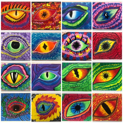 Eye Oil Pastel, Drawing Oil Pastels, Dragon Eye Drawing, Art Oil Pastel, Dragon Eyes, Dragon Eye, Oil Pastels, Dragon Art, Eye Drawing