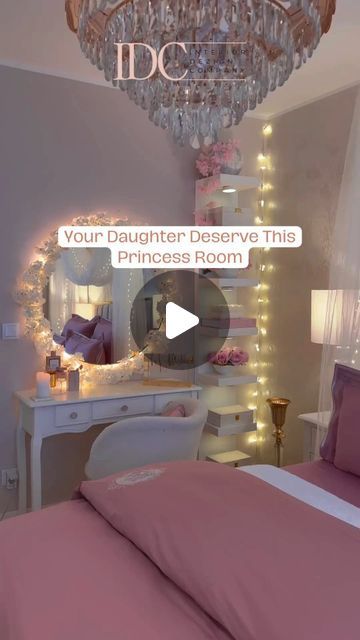 Interior Dezign Company on Instagram: "Imagine having a perfect pink themed room for your daughter🎀.... Yes, you are right it feels beautiful💕. But wait! why just think let's create one for your princess and she will definitely going to love her room 🏰

#PinkThemedRoom #MyPrincessDeservesTheBest #CreatingDreamySpaces #TransformYourSpace #InstaDesig #interiordezigncompany #interiortips #kidsroom" Girly Room Ideas For Teens, Pink Themed Room, Girly Decor, Princess Room, Girly Room, Themed Room, Perfect Pink, Decor Black, Teen Room