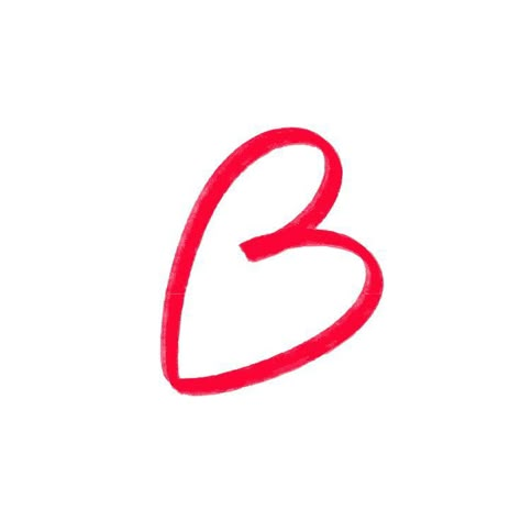 B Tatoos Alphabet, Letter B Design, Letter B Heart Tattoo, Letter B Tattoo, B Tattoo Letter Heart, B Heart, B Heart Tattoo, Letter B Logo, Blood Tattoo