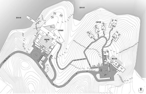 Gallery - Luo Fu Shan Shui Museum / ADARC Associates - 11 Contour Architecture, Observatory House, Hillside Architecture, Resort Building, Site Development Plan, Landscape Architecture Graphics, Axonometric Drawing, Museum Plan, Resort Plan