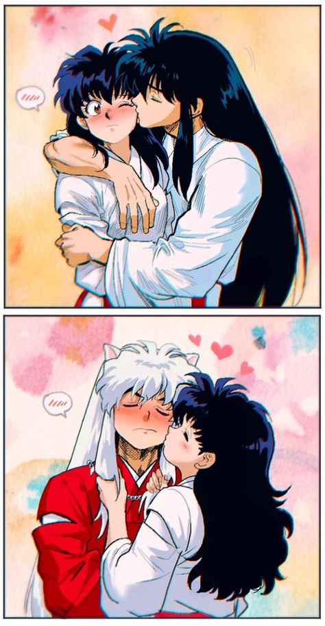 Amor Inuyasha, Inuyasha Funny, Inuyasha Love, Seshomaru Y Rin, Inuyasha And Sesshomaru, Inuyasha Fan Art, Kagome And Inuyasha, Kagome Higurashi, Fanarts Anime