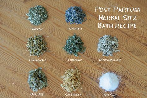 Post Partum Herbal Sitz Bath Recipe. Just create a tea, pour it in the tub, and soak away. It really does help in healing Sitz Bath Recipe, Sitz Bath Postpartum, Bath Bags, Bath Soak Recipe, Herbal Bath Tea, Sitz Bath, Placenta Encapsulation, Bath Recipes, Postpartum Doula