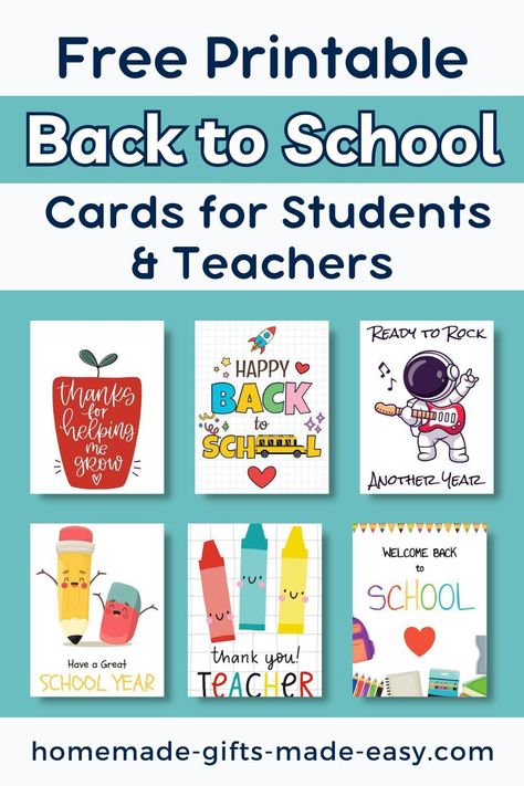 Boost your child's spirits with our free printable back to school cards! Perfect for lunchbox notes or hidden surprises, these cards are great for parents and teachers. Download and print to start the school year with a positive message. Back To School Lunchbox Notes, Back To School Notes For Teachers, Back To School Cards For Teachers, Back To School Notes For Kids, Back To School Tags Free Printable, Back To School Cards For Kids, Free Back To School Printables, Back To School Cards, Free Educational Printables