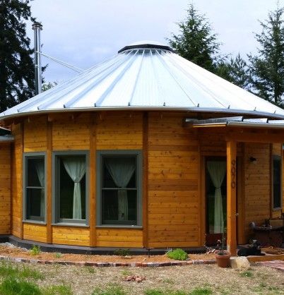 Portfolio | Dream.Design.Build. Wooden Yurts, Yurt House, Yurt Kits, Round House Plans, Yurt Home, Yurt Living, Tiny House Blog, Vashon Island, Small Cabin