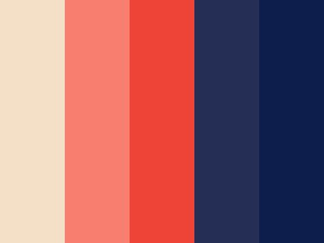 "navy and coral" I love these colors together.... Coral Living Rooms, Coral Colour Palette, Navy Color Palette, Navy And Coral, Trendy Baby Nursery, Room Color Schemes, Retro Interior, Bedroom Paint Colors, Living Room White