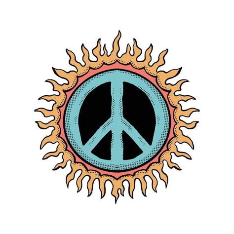 Etch Tattoo, Fire Symbol, Tattoo Poster, Peace Tattoos, Peace Logo, Surreal Tattoo, Peace Poster, Tattoo Posters, Apparel Design Inspiration