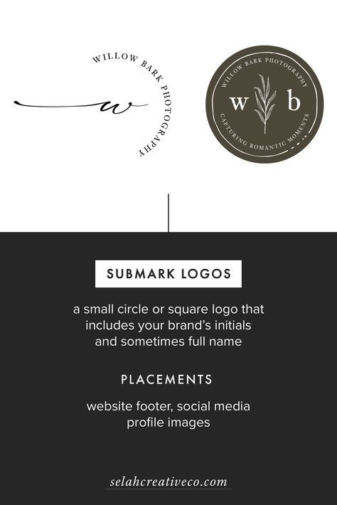 4 Logo Variations Every Brand Identity Needs What Is Graphic Design, Logo Submark, Submark Logo, Different Logo, Personal Logo Design, Logo Variations, 4 Logo, Pattern Elements, Fashion Logo Branding