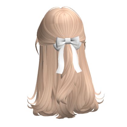 Blond Hair Roblox Codes, Cute Roblox Hair Codes Blonde, Roblox Hair Ideas, Roblox Blonde Hair, Cute Blonde Hair Roblox Id, Rambut Roblox, Roblox Hair Codes Blonde Bun, Cute Roblox Hair, Barbie Coquette