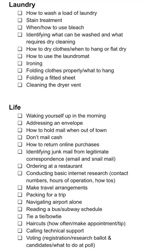 How To Be An Adult, How To Adult, Independent Living Skills, Life Skills Kids, How To Be More Organized, Life Skills Curriculum, Adulting 101, Teaching Life Skills, Living Skills