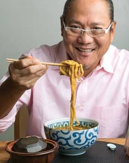 Recipe: Chef Morimoto's Supagetti No Teriyaki - Hawaii Magazine Morimoto Recipes, Master Chef Recipes, Iron Chef Recipes, Hawaii Kitchen, Chef Meals, Philippine Cuisine, Hawaii Magazine, Iron Chef, Japanese Recipes