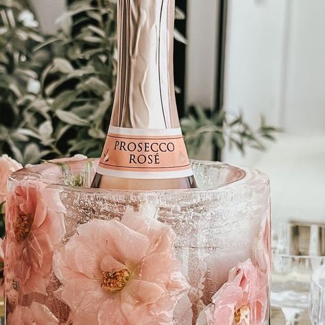 Jen Alvarez • Home Decor on Instagram: "Valentines Floral Champagne Ice Bucket 🌸🤍 comment “Valentine” to get the link to shop this post in your inbox🌸 This DIY ice bucket is the perfect addition to any brunch, galentines, girls night, Easter or Mother’s Day! You can use any type of flowers, sliced fruit, leaves or citrus slices depending on the look you’re going for Link in bio to shop / @shop.LTK https://liketk.it/4tu5C #amazonfinds #valentinesinspo #galentinesparty #galentinesday #amazonmusthaves #vday #ltkhome #liketkit #ltkunder50 #valentinesday #vday #valentinesdaydecor #floralarrangement" Floral Ice Bucket Mold, Brunch Galentines, Galentines Girls Night, Diy Ice Bucket, Floral Ice Bucket, Type Of Flowers, Sliced Fruit, Citrus Slices, Champagne Ice Bucket