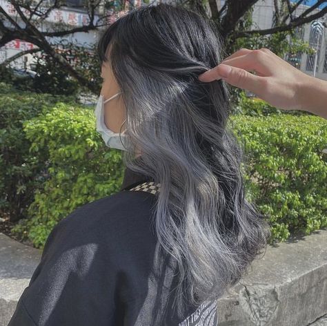 Silver Hair Short and Sweet Grey Locks Under Hair Dye Grey, Grey Hair Colour, Silver Hair Short, Under Hair Color, Underdye Hair, Under Hair Dye, Hair Dyed Underneath, Half Dyed Hair, Peekaboo Hair Colors