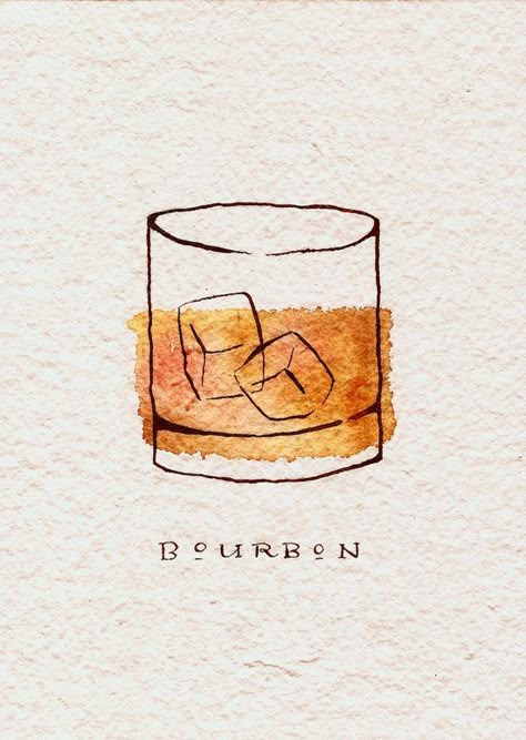 Akvarel Illustration, 수채화 그림, Art Et Illustration, Art And Illustration, A Drawing, Art Paint, Painting Inspiration, Bourbon, Diy Art