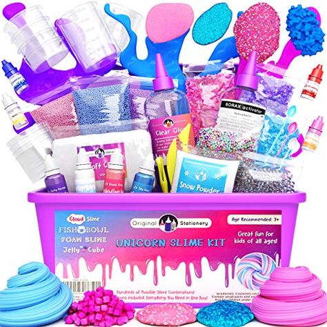 The 22 Best Gifts for 7-Year-Old Girls in 2020 Slime Making Kit, Justice Backpacks, Unicorn Slime, Slime Containers, Slime Kits, Pretty Slime, Galaxy Slime, Slime Making, Making Slime