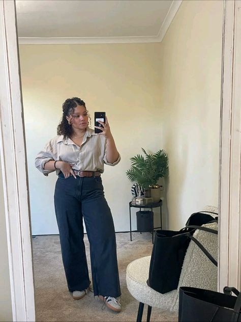 More Casual Than Business, Hippy Professional Outfits, Mid Size Fashion Business Casual, Long Sleeves Outfit Plus Size, Winter Business Professional Outfits Plus Size, Business Casual Teacher Outfits Plus Size, Business Outfits Midsize, Gen Z Business Casual Plus Size, Summer Office Outfits Midsize