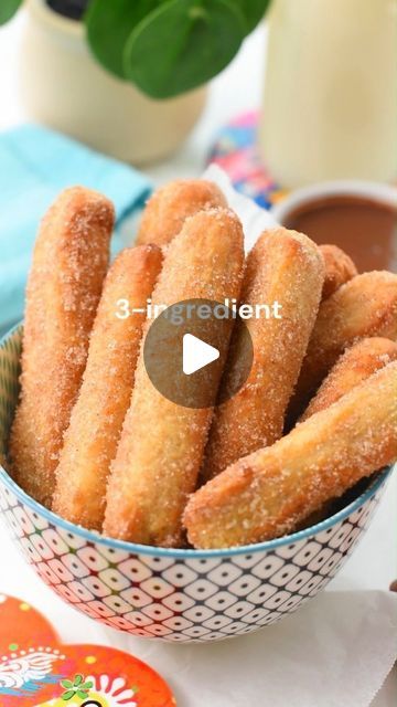 @veganrecipe_4u on Instagram: ""GET The Complete Plant Based Cookbook - Over 200+ Delicious Vegan Recipes Including 30-day Meal Plans" =>> LINK IN BIO 🔗 @veganrecipe_4u

Air Fryer Churros // full recipe ↓

By Theconsciousplantkitchen

Ingredients
1 cup All-Purpose Flour
2 tablespoons Oil
1 cup Boiled Water
1 tablespoon Sugar
Cinnamon Sugar
2 teaspoons Cinnamon
⅓ cup Sugar

Instructions
In a mixing bowl, stir flour and sugar. Set aside.
Add the water and oil in a non-stick saucepan.
Bring to medium-high heat until it reaches a high boil.
When the water boils, remove the lid and remove from the heat.
Immediately pour the flour and stir energetically with a wooden spoon or rubber spatula to form a soft, elastic dough ball.
Lightly oil a work surface, place the dough ball on it, and let it co Vegan Plan, Plant Based Cookbook, Dough Balls, Vegan Treats, Cinnamon Sugar, 2 Ingredients, Delicious Vegan Recipes, Easy Baking, Air Fryer Recipes