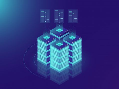 Isometric server room and big data processing concept, datacenter and data base icon Free Vector | Free Vector #Freepik #vector #freeabstract #freetechnology #freeicon #freecomputer Data Room, Free Web Design, Server Room, Data Network, Big Data Analytics, Isometric Design, Neon Fashion, Data Processing, Ex Machina