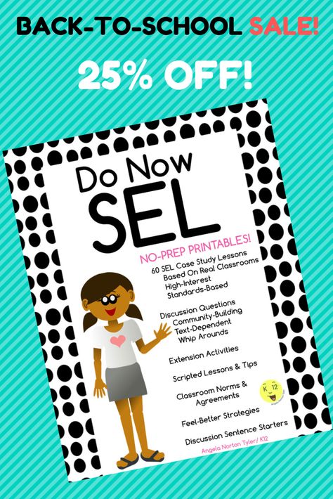 How you start the day sets the tone for the next 6 hours! Have a Do Now (also called 'bell work' or a 'morning activity') ready for your students as soon as they walk in the classroom door. Check out Do Now SEL (Social Emotional Learning) for a comprehensive, community-building program that both you and your students will LOVE! Includes no-prep printables, lesson plans and more… Sel Strategies, Classroom Norms, Social Emotional Curriculum, Positive Classroom Management, Social And Emotional Learning, Classroom Management Elementary, Classroom Organization Elementary, Social Emotional Learning Activities, Elementary Lesson Plans