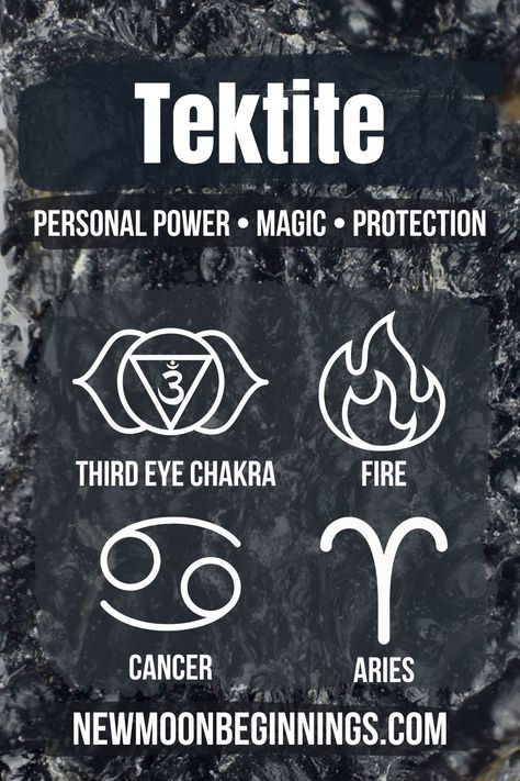 ☄️Personal Power • Magic • Protection☄️ Tektite was formed when a large meteorite hit the Earth, and it vibrates with ethereal otherworldly energy. It is thought by many to be a stone of magic, and is believed to facilitate astral travel and communication with higher consciousness. Tektite is an extremely powerful stone, and it radiates protective energy. Many cultures believe it can ward off evil entities or energies. Learn more about Tektite on our Crystal Meanings Page! Tektite Crystal Meaning, Tektite Crystal, Magic Protection, Power Magic, Natural Philosophy, Protective Energy, Astral Travel, Higher Consciousness, Personal Power